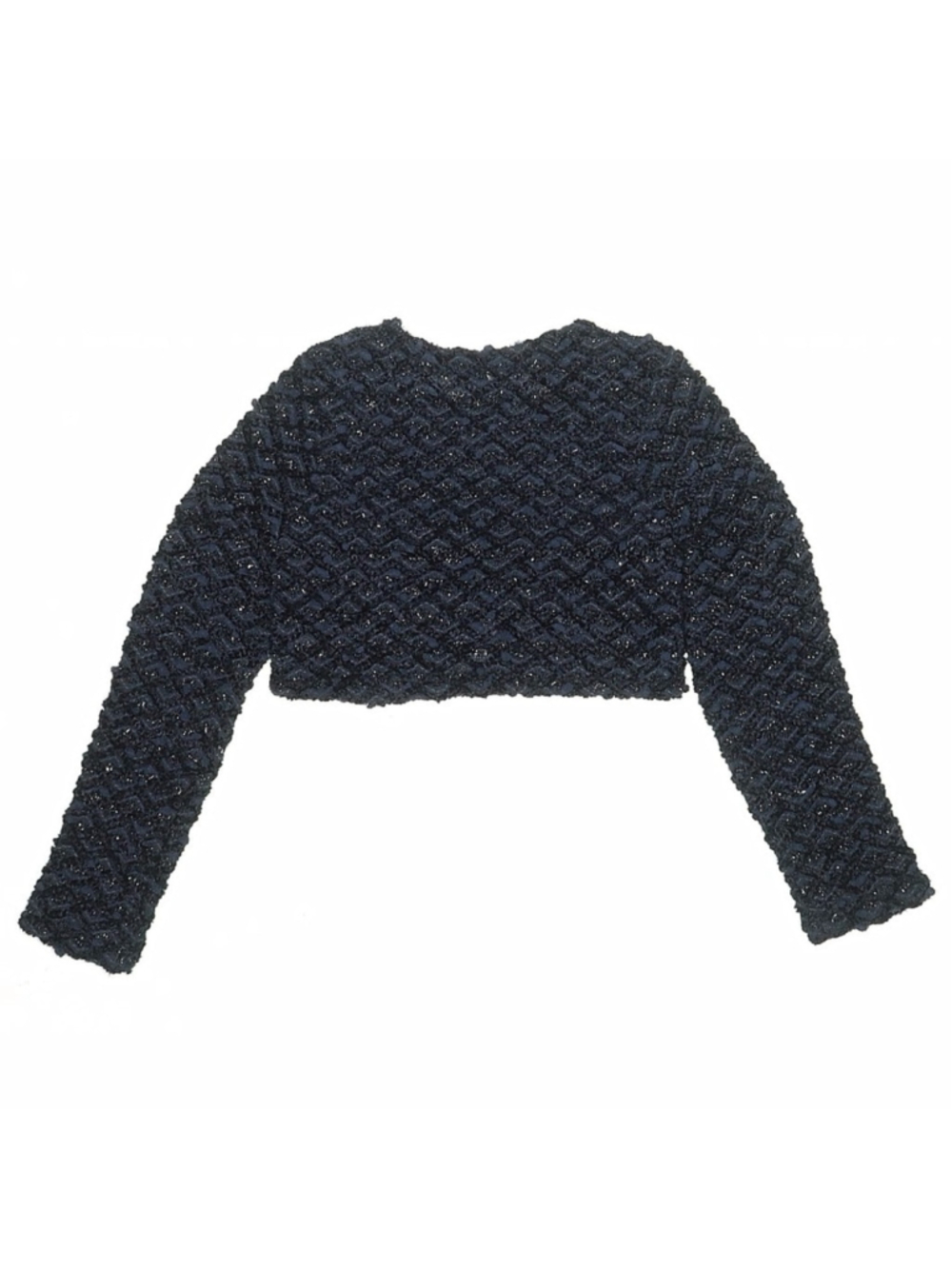 GIRLS PURPLE CROP JACKET